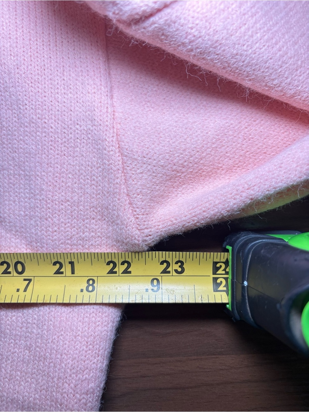 NWT Pink Cable Knit Varsity Cardigan | Oversized Preppy Cottagecore Sweater - Picture 9 of 10
